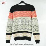 New Custom Design Fancy Color Jacquard Man Pullover Sweater thumbnail-2