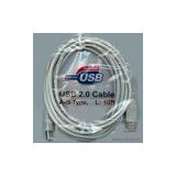 Sell USB Cable 2.0 Version Light Grey 10ft A+B Plug