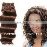 Wholesale Remy Hair Brand Loose Deep Wave Curl Machine Made Human Hair Weft thumbnail-1