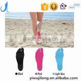 Creative Waterproof and Anti-sliding Beach Contact Insoles Nakefit Stick-on Soles Sticker Shoes thumbnail-1