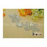 Flower Design Rhinestone Beaded Applique thumbnail-1