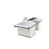 Anti Rust Automatic Conveyor Belt Checkout Counter / Boutique Cashier Counter