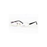 Full Rim Metal Dixon Optical Frames For Girls , Silver And Black Oval Shaped