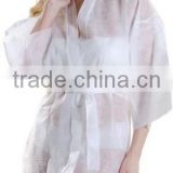 disposable soft saunu cloth kimono for beauty SPA