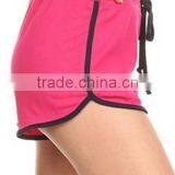 Hot Simplicity Women Sports Shorts Elastic Drawstring Waistband Summer Shorts thumbnail-5