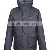 waterproof and windproof mens' quilted winter jacket