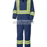 High Performance Orange Fire Retardant Nomex Coverall With Safety Reflective Strip Used in Aviation thumbnail-3