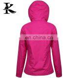 Custom High Quality Ladies Waterproof Jacket Windbreaker thumbnail-2