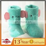 Green Elephant Plush long boots winter indoor shoes