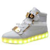 Wholesale Footwear New Design Ladies Light Shoes Men Women Dancing Shoes Luminous High Cut LED Shoes Sneakers thumbnail-2
