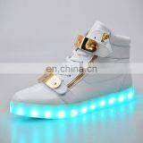Wholesale Footwear New Design Ladies Light Shoes Men Women Dancing Shoes Luminous High Cut LED Shoes Sneakers thumbnail-5