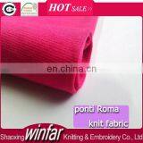 Winfar Textile Super Soft Jersey Pink Color Dyed Punto Roma Knitting Fabric thumbnail-1