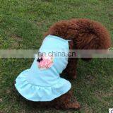 Cotton Dog Dress Strawberry Print Teddy Costume Summer Adorable Pet Clothes Cat Lady Skirt With Shoulder-straps thumbnail-2