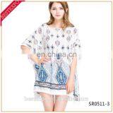 wholesale new girls cotton t-shirt beach wear kimono summer blouse latest fashion tops design