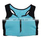 5 Color Zipper High Quality Custom Sublimation Professional Sports Bra#804 thumbnail-5