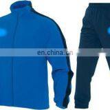 Blue polyester jogging suit