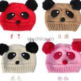 New Hot Selling Lovely Panda Winter Wool Hat for Children thumbnail-3