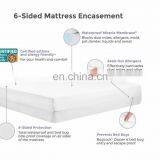 Waterproof Bed Bug Proof Zippered Mattress Protector Encasement With Knitted Fabric thumbnail-5