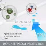 High Quality 100% Polyester Anti-bacterial Waterproof Cooling Knitted Pads Mattress Protectors thumbnail-5