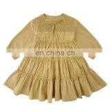 Fashion Children Clothes Girls Pleated Dress Casual Party Princess Dress for Kids