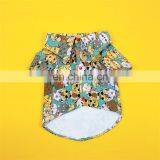 Fashionable Polyester Dog Puppy Shirt French Bulldog Summer Fasion Cartoon Shirt With Bandana thumbnail-4
