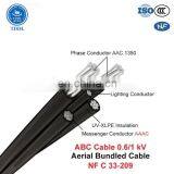 ABC Cable Bundle Assembled Cores for Overhead Systems of Rated Voltage 0.6/1kV NFC 33-209 thumbnail-3