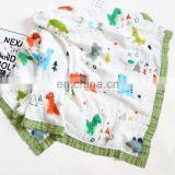 2020 New Arrival Whole Sale 4 Layers Bamboo Cotton Fabric Baby Muslin Swaddle Super Soft Organic Blanket With Moderate Price thumbnail-4