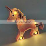 New Product Unique Party Decoration Indoor Colorful Plastic Unicorn LED Letter Marquee Light thumbnail-5