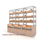 Bakery Display Cabinet bakery equipment Wall bread Rack for supermarket shop wisda display