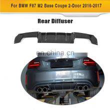 M2 Carbon Fiber Rear Diffuser for BMW 87 M2 Base Coupe 16-17 thumbnail-2