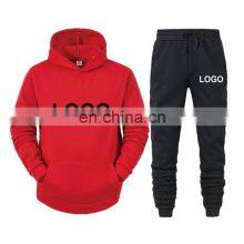 Men's and Women's Pullover Casual Gym Sport Wool Hoodie Winter High Quality Hoodie Set thumbnail-1