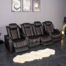 Made in China Wholesale Cheap Price Theater Furniture Power Recliner Home Theater Movie Seats thumbnail-4