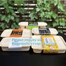Corn Starch Bio-based Disposable Lunch Box, Corn Starch Disposable Food Container, Disposable Tableware Lunch Box thumbnail-2