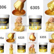 Kinno Wholesale Spray Paint Gold Building Coating Acrylic Metallic Gold Paint thumbnail-5