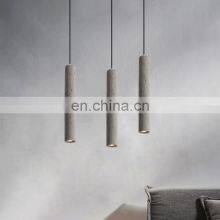 Modern Simple LED Hanging Light Industrial Long Tube Lamp For Hotel Restaurant Home Nordic Ceiling Pendant Lamps thumbnail-5