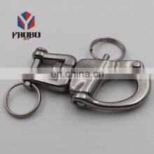 Sailing Boat Stainless Steel Quick Release Captive Pin Jaw Eye Shackle Bail Rigging Clip Clevis Jaw Swivel Snap Shackle thumbnail-2