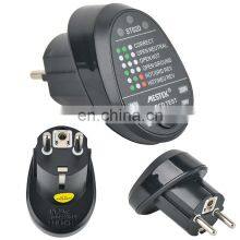 Mestek High Quality Wall Socket Electricity Test Smart Single European Black Socket Indoor Outdoor Outlet Electrical Plug Socket thumbnail-1