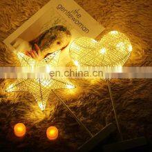 Muslim Led Christmas Shop Bedroom Light Weight Bamboo Decorations Lamp for Home Living Room Wedding Table Light Decor With Wood thumbnail-5