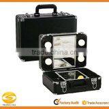 Professional Aluminum Cosmetic Vanity Carrying Case With Light and Mirror thumbnail-1