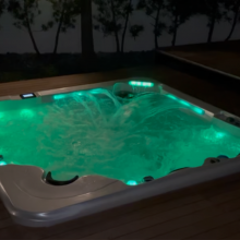 JOYEE OEM Luxury 133 Massage Jets Cheap Price Family Party Massage Spa Hot Tub For Outdoor thumbnail-1