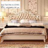 Luxury Carved Bed European Design Made in China thumbnail-2
