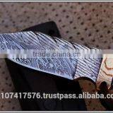 Custom Damascus Clip Point Knife thumbnail-2