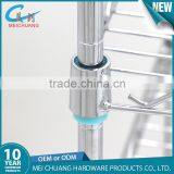 4 Tier Chrome Metal Wire Mesh Shelf Storage Rack thumbnail-4