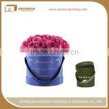 Fancy Style Round Flower Shipping Boxes Flower Box for Gift