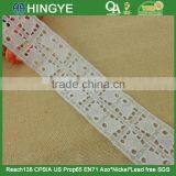 Cotton Fabric Base Emboridery Lace for Ladies Top Neckline -- H1660 thumbnail-1