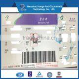 Customed Airline Thermal Boarding Pass Ticket & Entrance Ticket Coupon