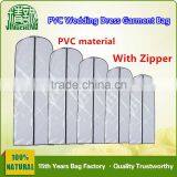 Clear PVC Material Garment Bag Cover/ Wedding Dress Garment Bag Cover thumbnail-4