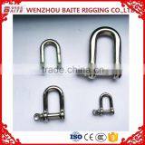 Manufacturer Price Galvanized European Type Dee Drop Forged D Shackle Quick Release Shackles 5mm-11mm in China Rigging Hardware thumbnail-2