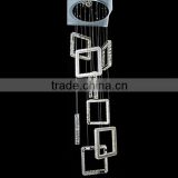 Modern Square 128W LED Crystal Ceiling lights chandeliers