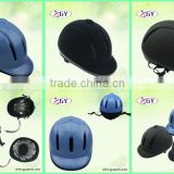 sport helmet with CE,gloss/rubber/flock horse riding helmet